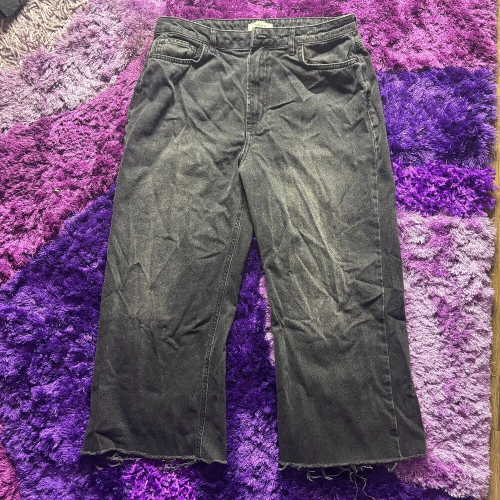 F21 Wide Leg Jeans in Black